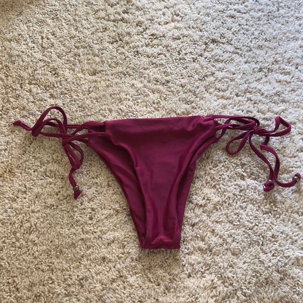 Maroon swim bottoms